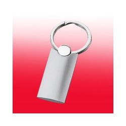 Schlüsselanhänger aus Metall, Gesamtlänge ca. 79 mm
